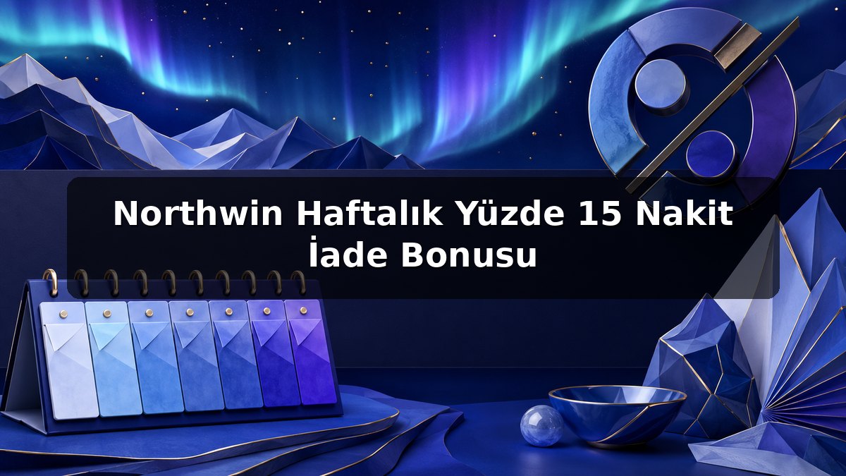 Northwin Haftalık Yüzde 15 Nakit İade Bonusu konulu Northwin görseli
